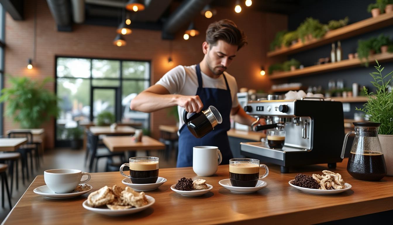 découvrez la tendance innovante des cafés aux champignons, leurs bienfaits, saveurs uniques et comment ils révolutionnent votre pause-café quotidienne.