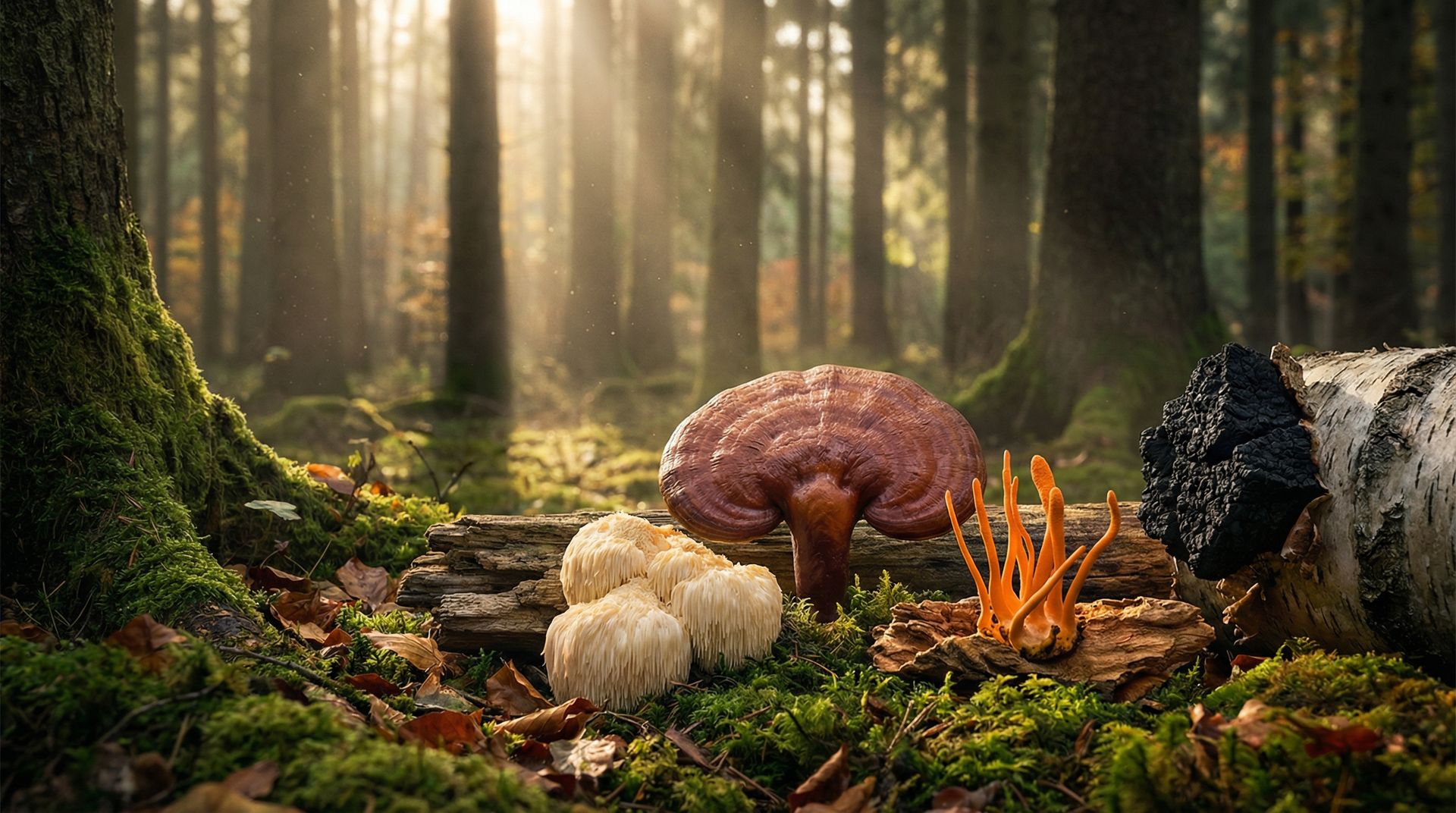 Champignons adaptogènes